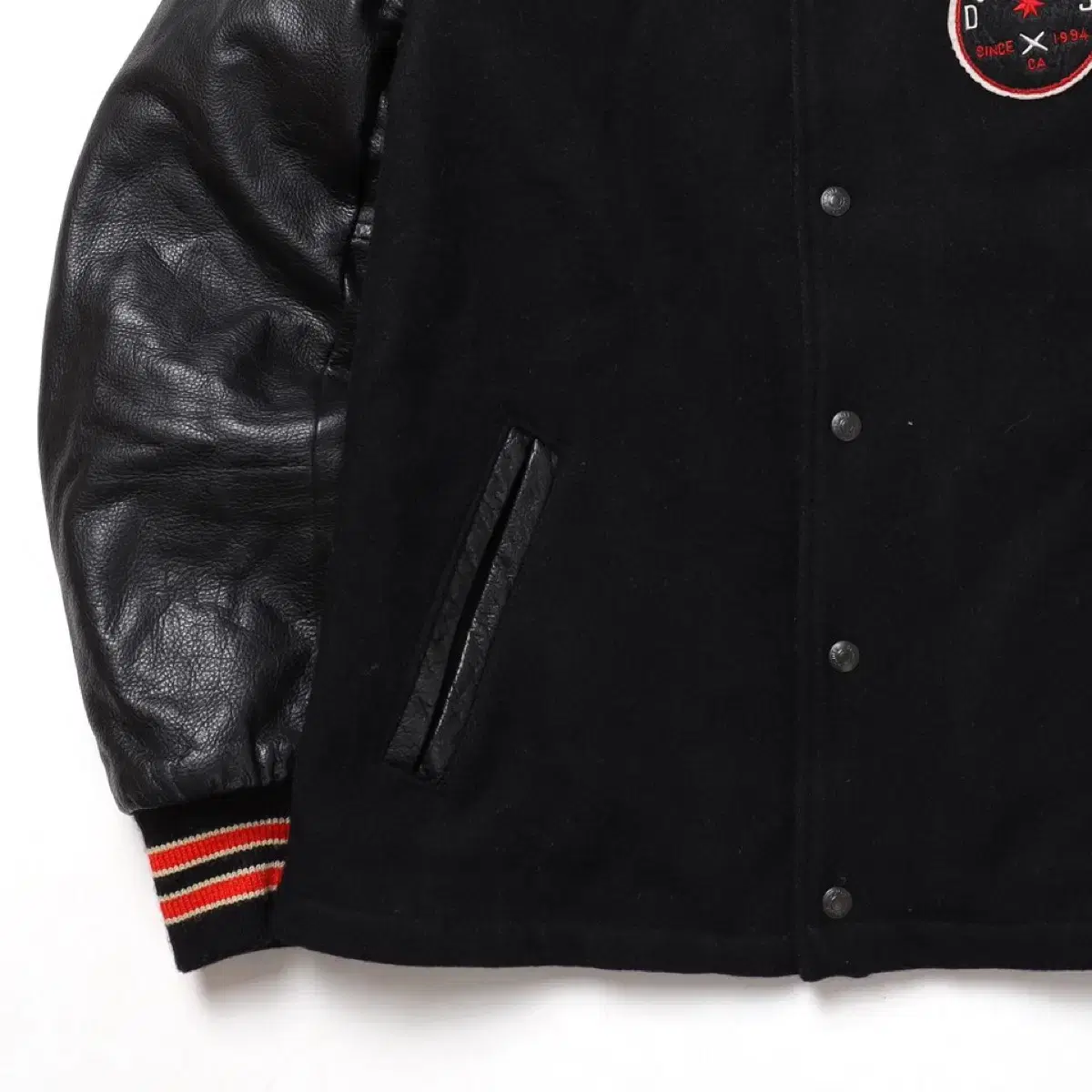 DC x Schott Logo Embroidered Varsity Jk