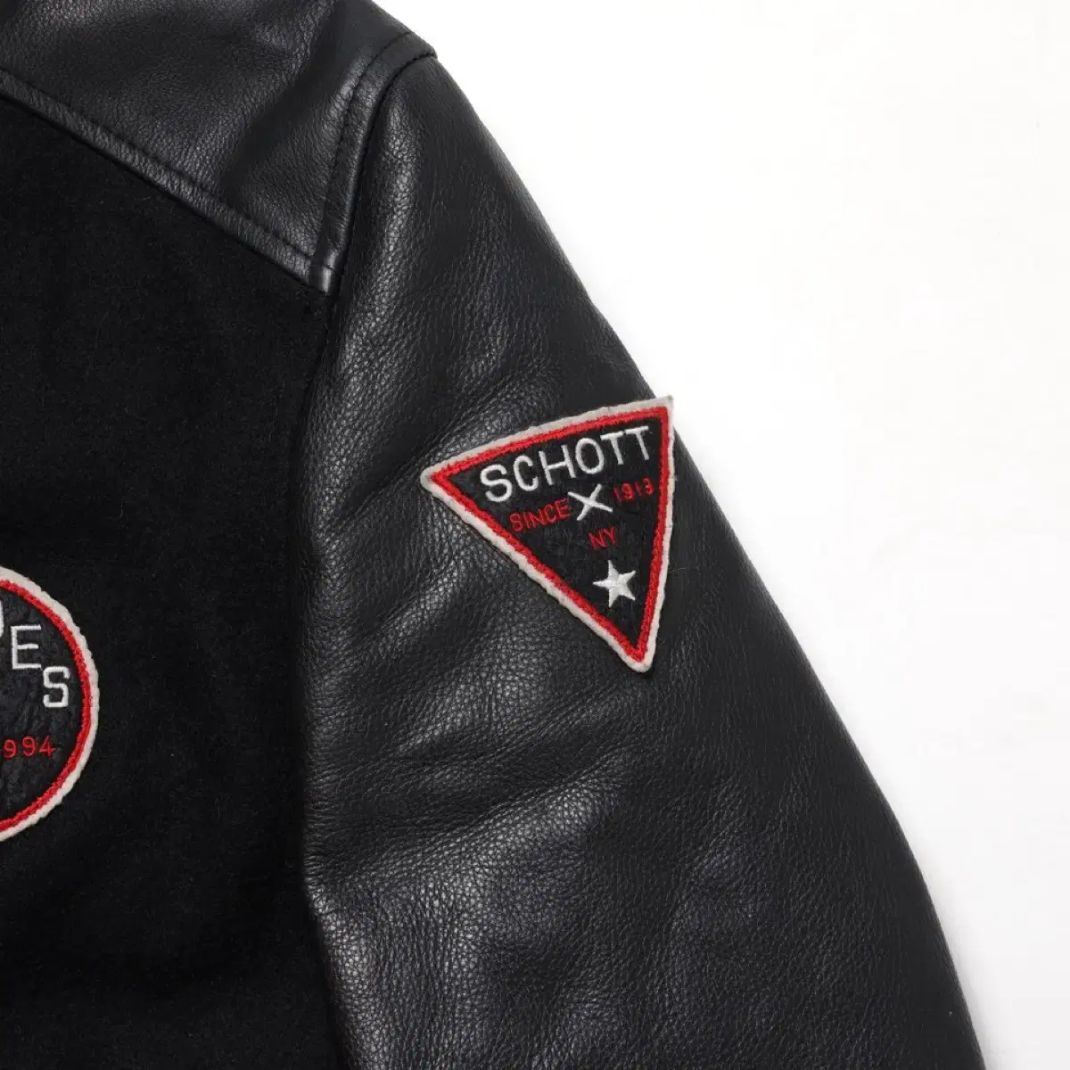 DC x Schott Logo Embroidered Varsity Jk