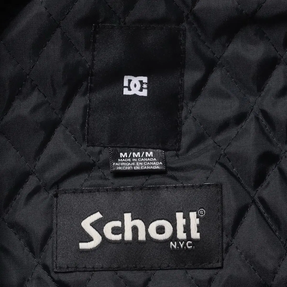 DC x Schott Logo Embroidered Varsity Jk