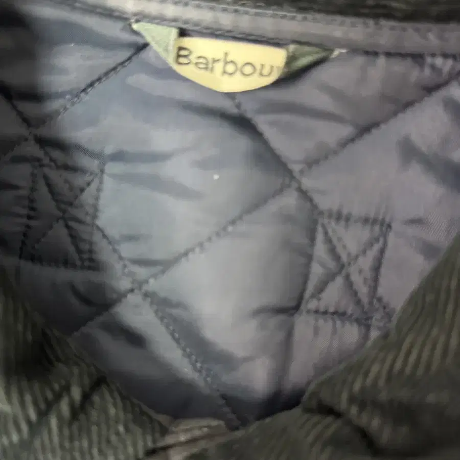 바버 Barbour 코듀로이 카라 퀄팅 자켓