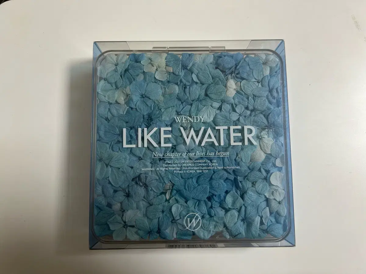 레드벨벳 웬디 첫 솔로앨범 LIKE WATER 한정판 앨범