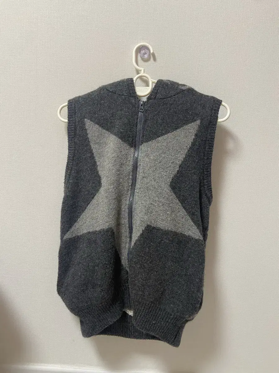 Japanese Vintage Mori Girl Star-Shaped Knit Vest