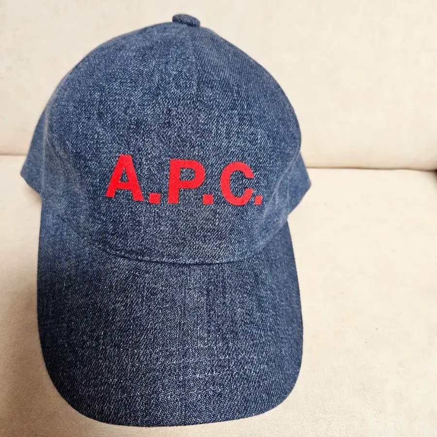 아페쎄 A.P.C. 에덴 로고 데님 볼캡