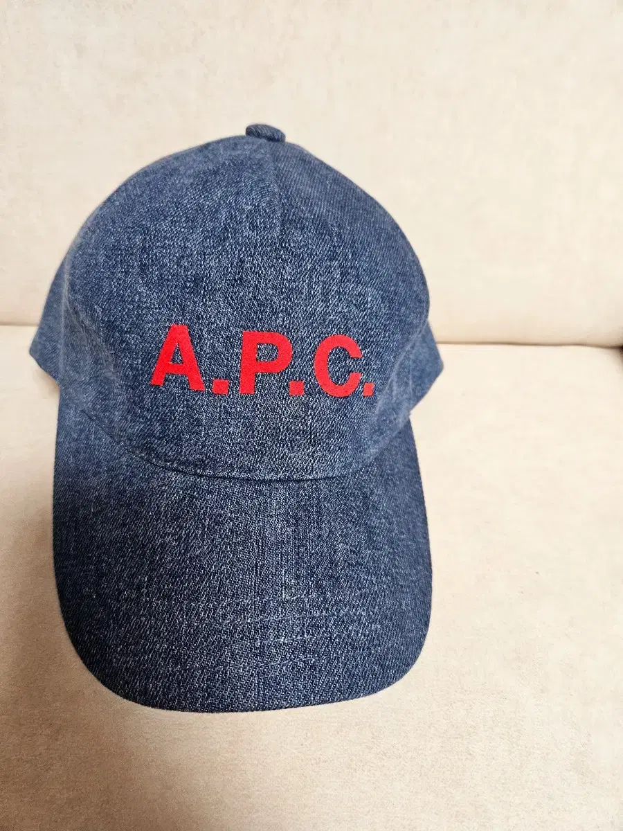 아페쎄 A.P.C. 에덴 로고 데님 볼캡