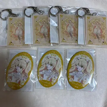 로젠메이든 설화기정 참 포함 아크릴 키링 카메오 스타일 캔뱃지