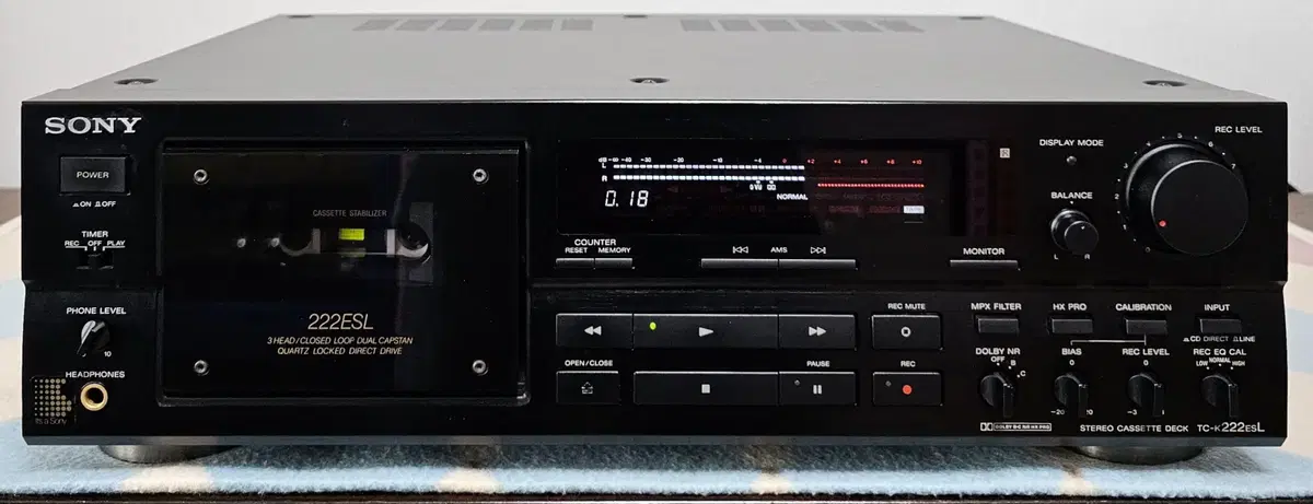 SONY 카세트 데크 TC-K222ESL