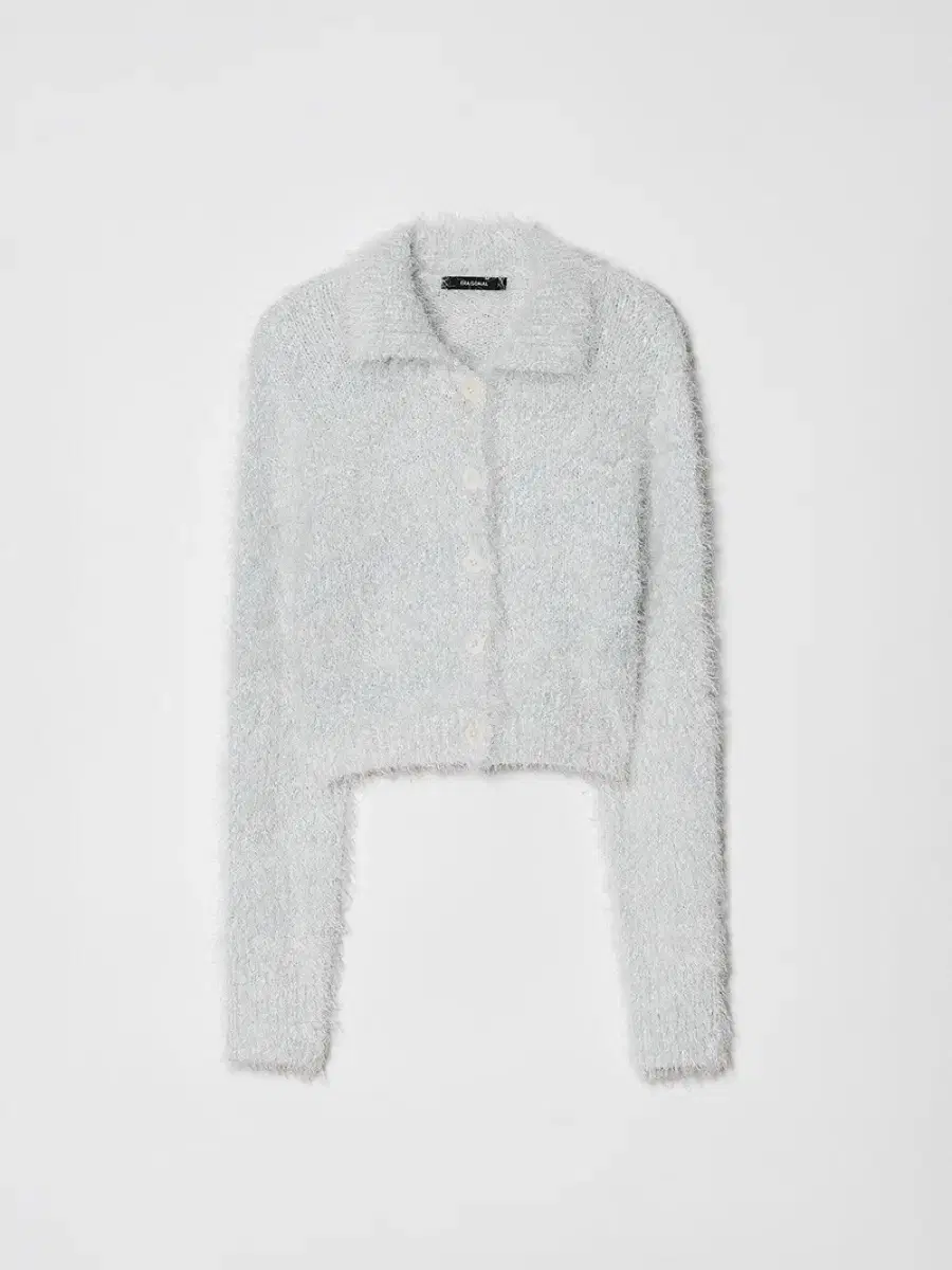 diagonal diagonal fuzzy cardigan