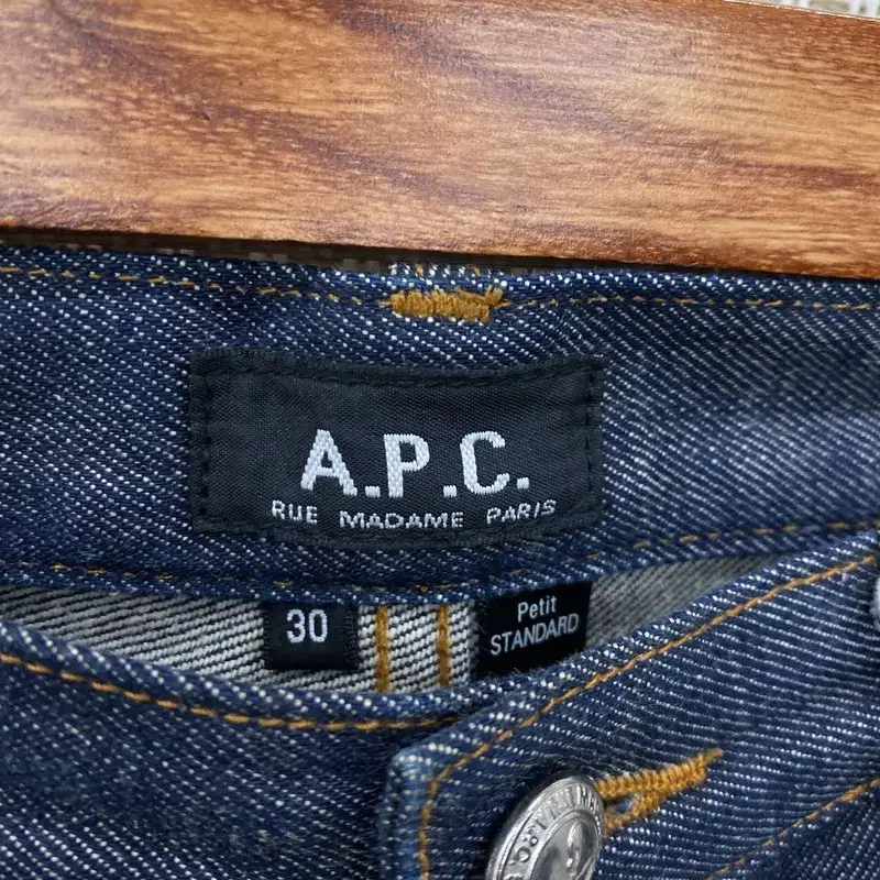 아페쎄 APC 셀비지 생지 데님 청바지 34인치 C00617