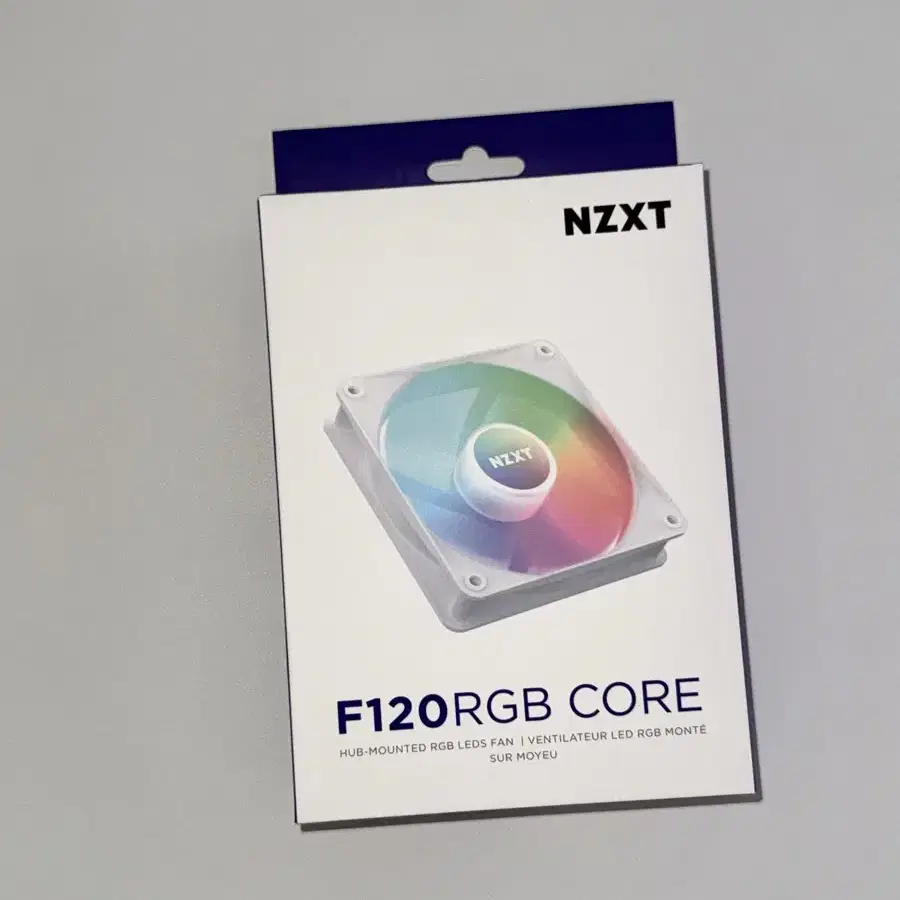 nzxt f120 RGB core 팬