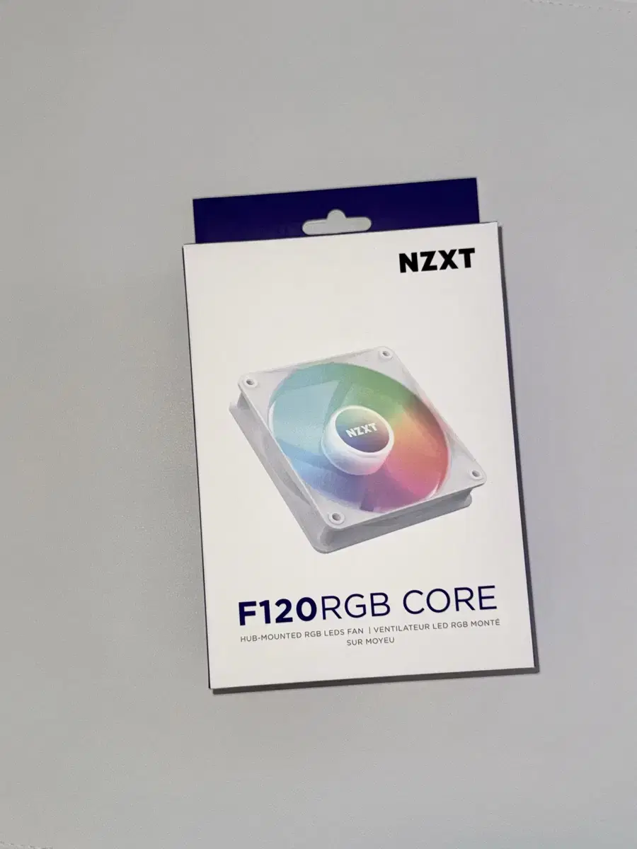 nzxt f120 RGB core 팬