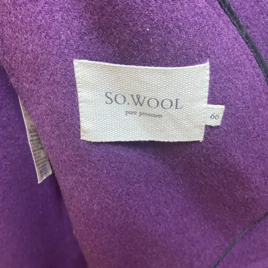 SO WOOL 핸드메이드 코트