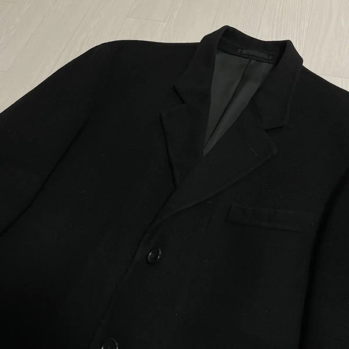 90's Issey Miyake black wool jacket