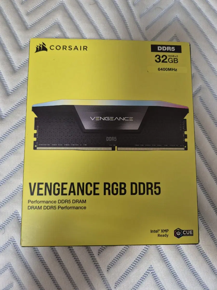 미개봉 corair vengeance rgb ddr5 튜닝 램 팝니다