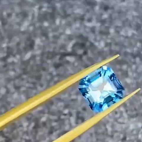 어셔컷 블루 토파즈 1.59ct