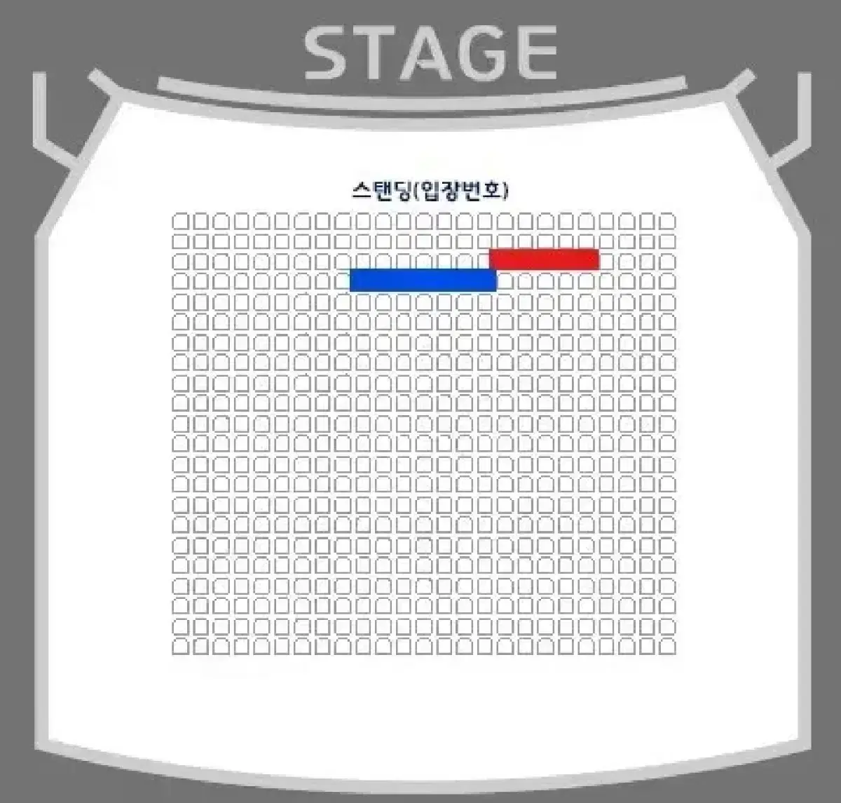 쏜애플콘서트 70번대 2연석