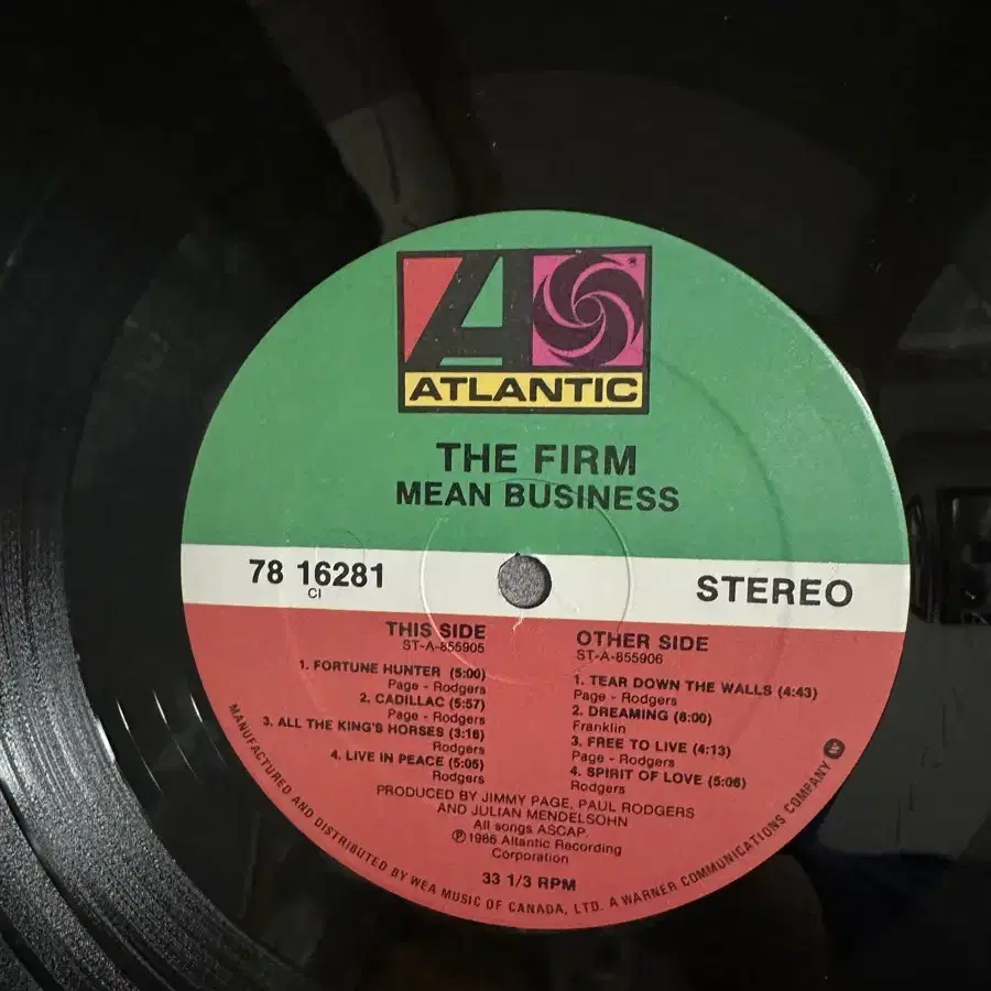 The Firm - Mean Business(LP)