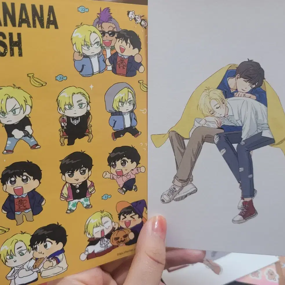 바나나 피쉬 Banana fish 스티커/엽서