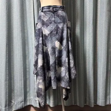 LIMI few 리미푸 비대칭 스커트 발염 발염 요지야마모토