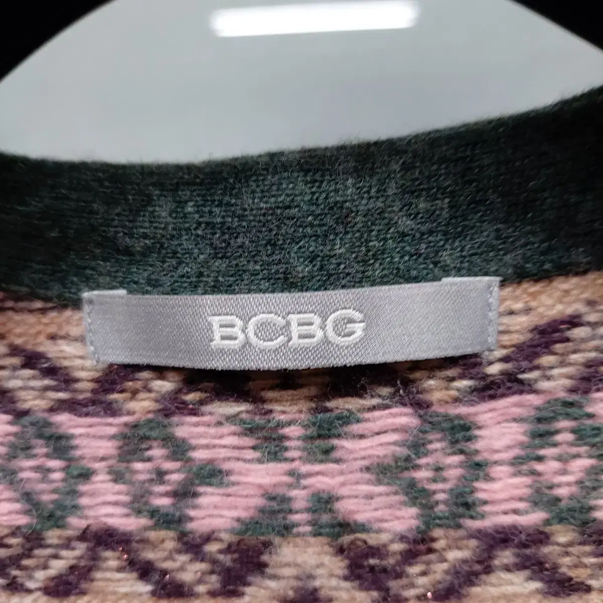 BCBG 페어아일 니트베스트 여성85 5a23