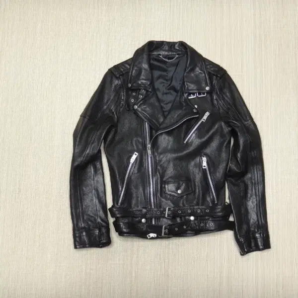 (95) 레더 leather 라이더 남성 슬림 자켓