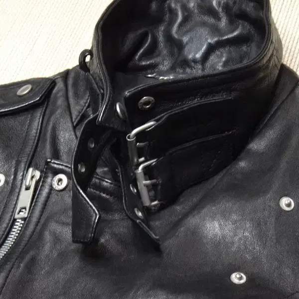 (95) 레더 leather 라이더 남성 슬림 자켓