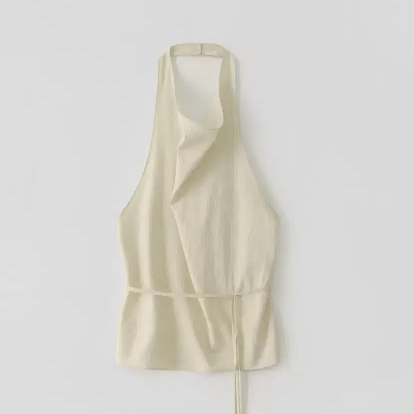 레이스 RRACE 드레이프 홀터 탑 Draped halter top