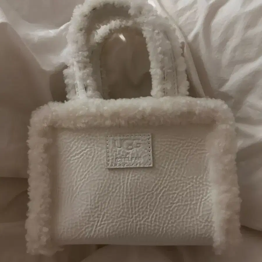 Telfar x UGG Small Shopper Crinkle White