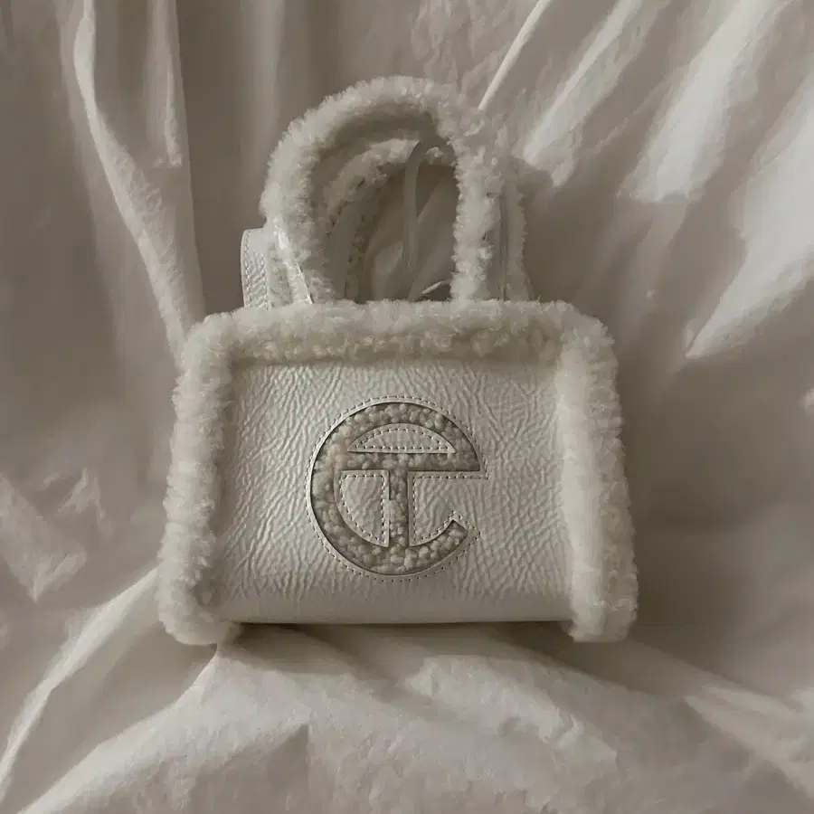 Telfar x UGG Small Shopper Crinkle White