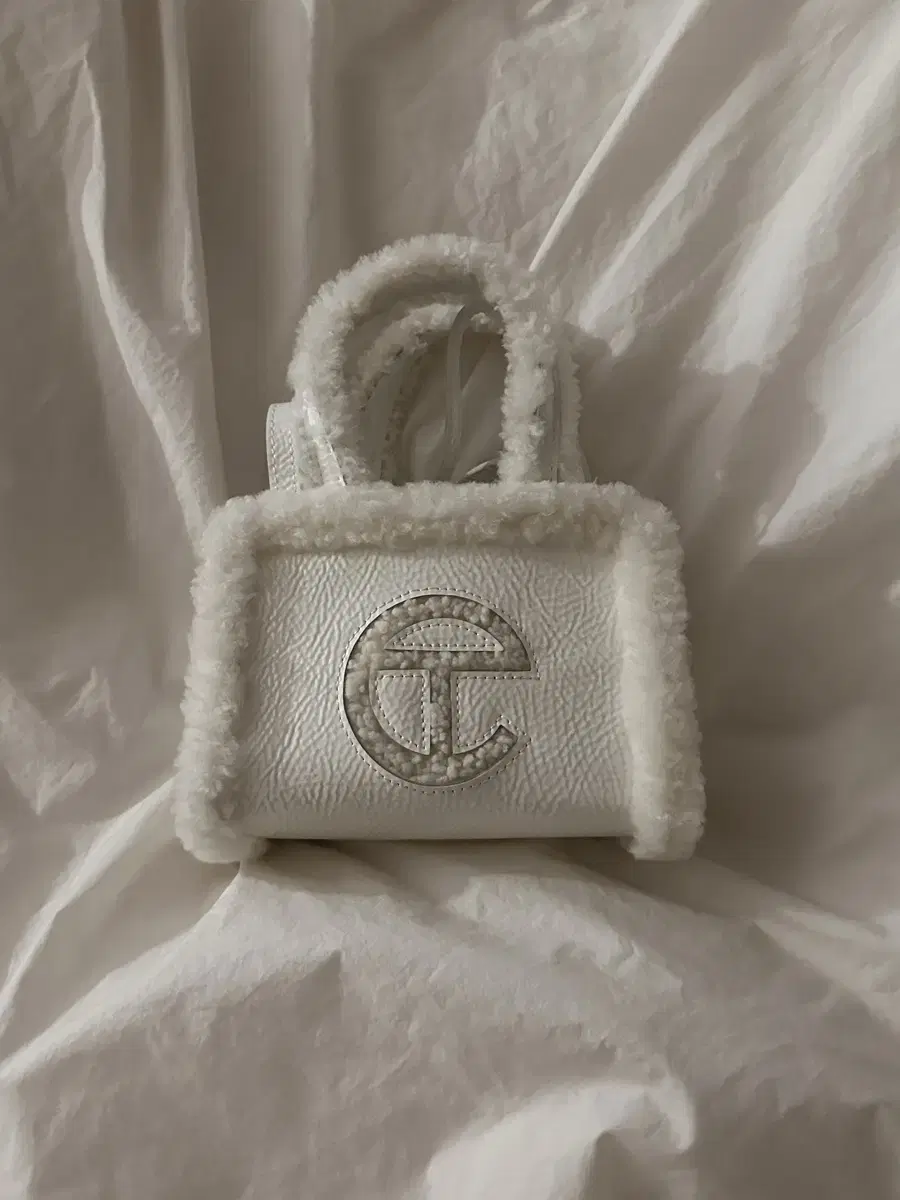 Telfar x UGG Small Shopper Crinkle White