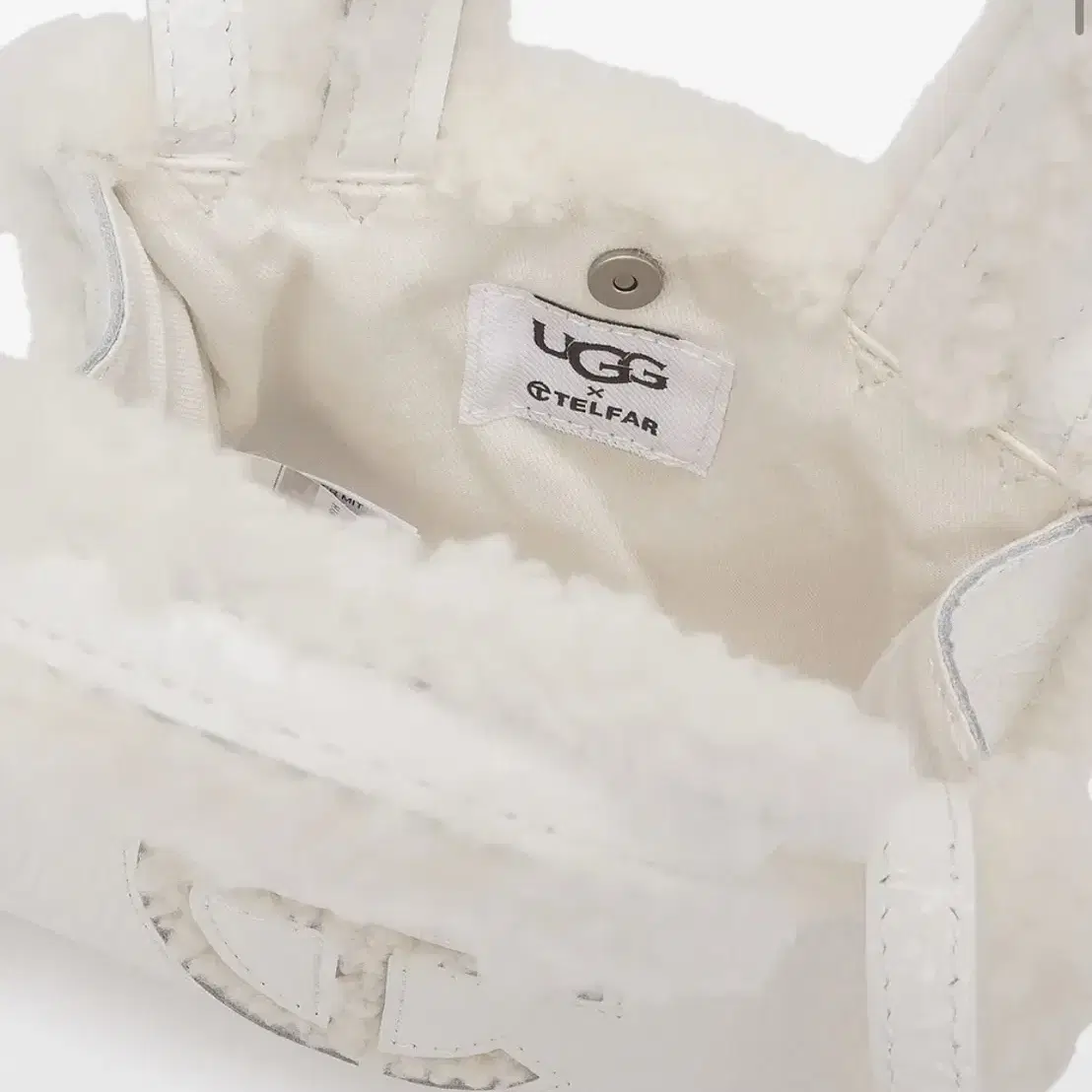 Telfar x UGG Small Shopper Crinkle White