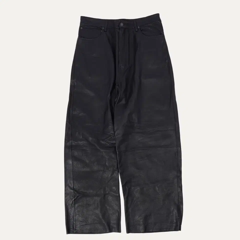 (M) Balenciaga baggy leather pants