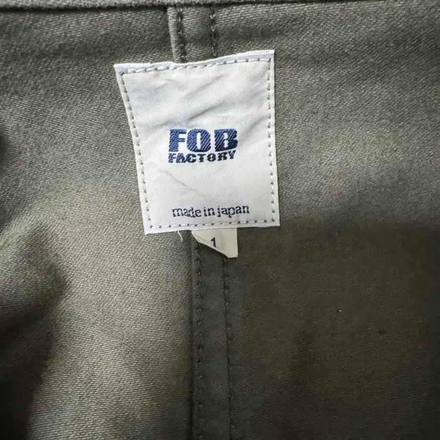 Fob factory 프렌치 몰스킨 워크자켓