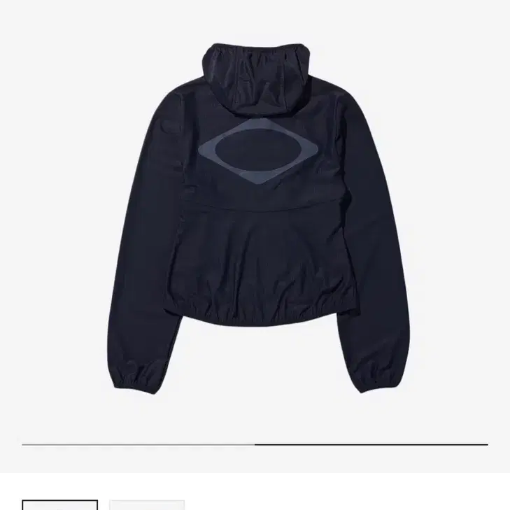 (W) Mischief Hooded Waffle Zip Up Navy