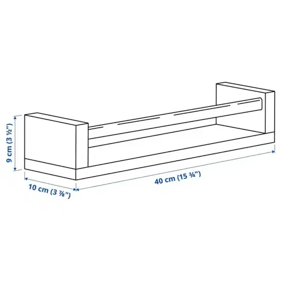 새상품 이케아 원목 선반 사시나무 40cm