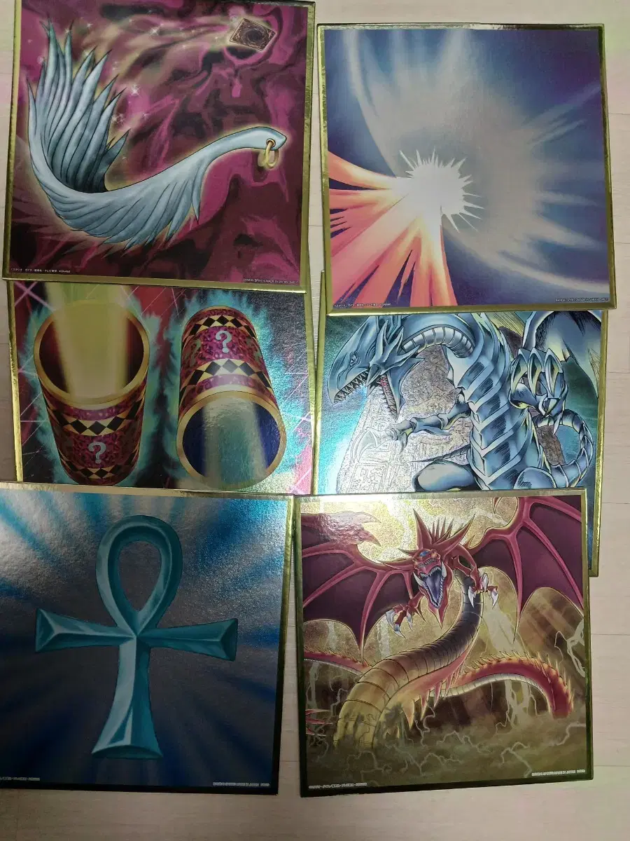 Yu-Gi-Oh! Colored Paper bulk Osiris White Dragon Magic Cylinder Harpy's Feather Zamasu Mirror Force