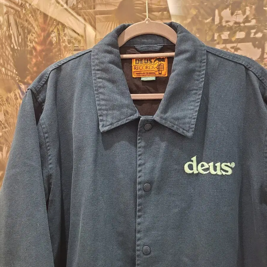 DEUS ex machina strata korea 캔버스 코치자켓