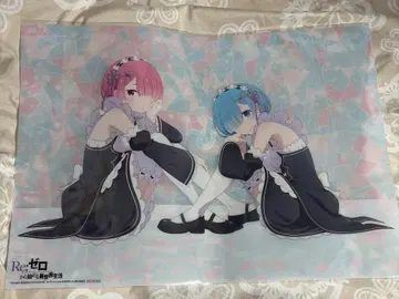 리제로 3기 블루레이/DVD 조기 예약 특전 A3 클리어 포스터