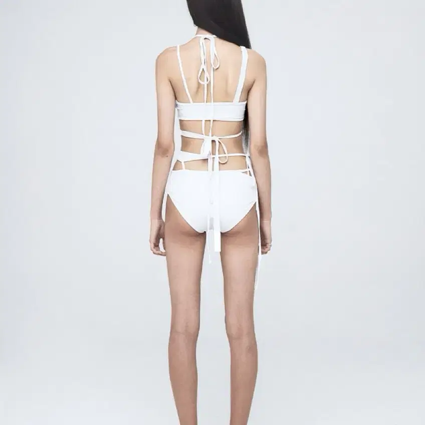 [새상품/ NACHE] WIND LAYERED BIKINI WHITE