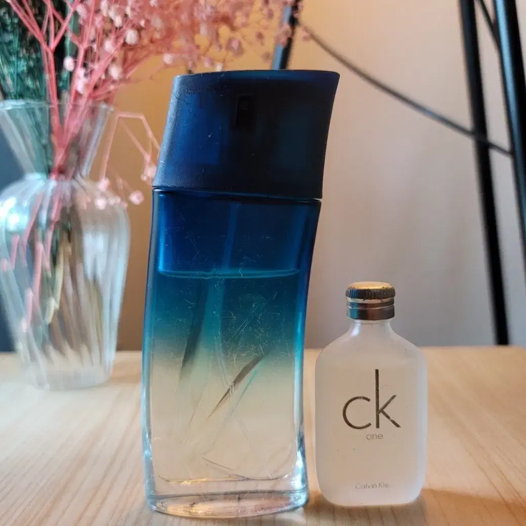 (일괄판매)겐조 대나무 뿌르옴므 50ml+ck one 15ml 향수