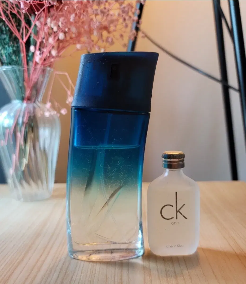 (일괄판매)겐조 대나무 뿌르옴므 50ml+ck one 15ml 향수