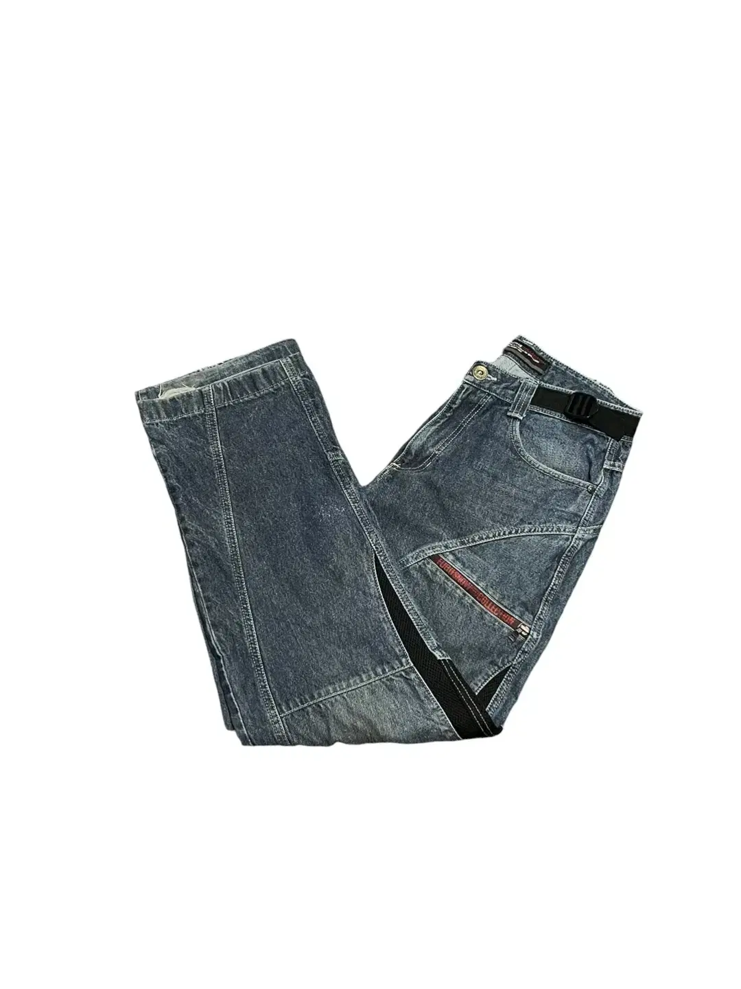 FUBU Mesh point denim pants