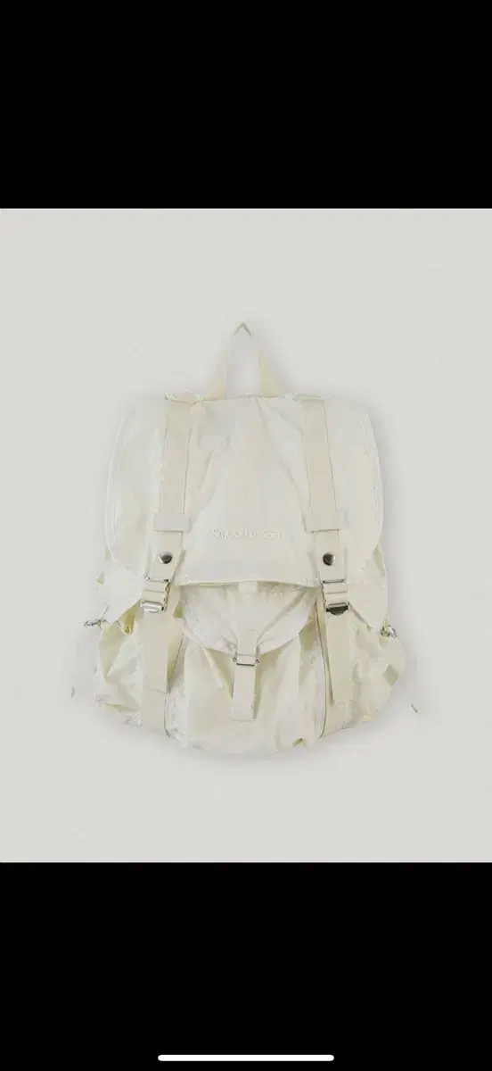 [Almost new] Smooth Mood Off Duty Backpack Cream