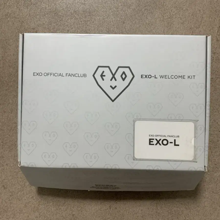 엑소엘 에이스 웰컴 키트 엑소 팬클럽 가입 키트 exo-l ace