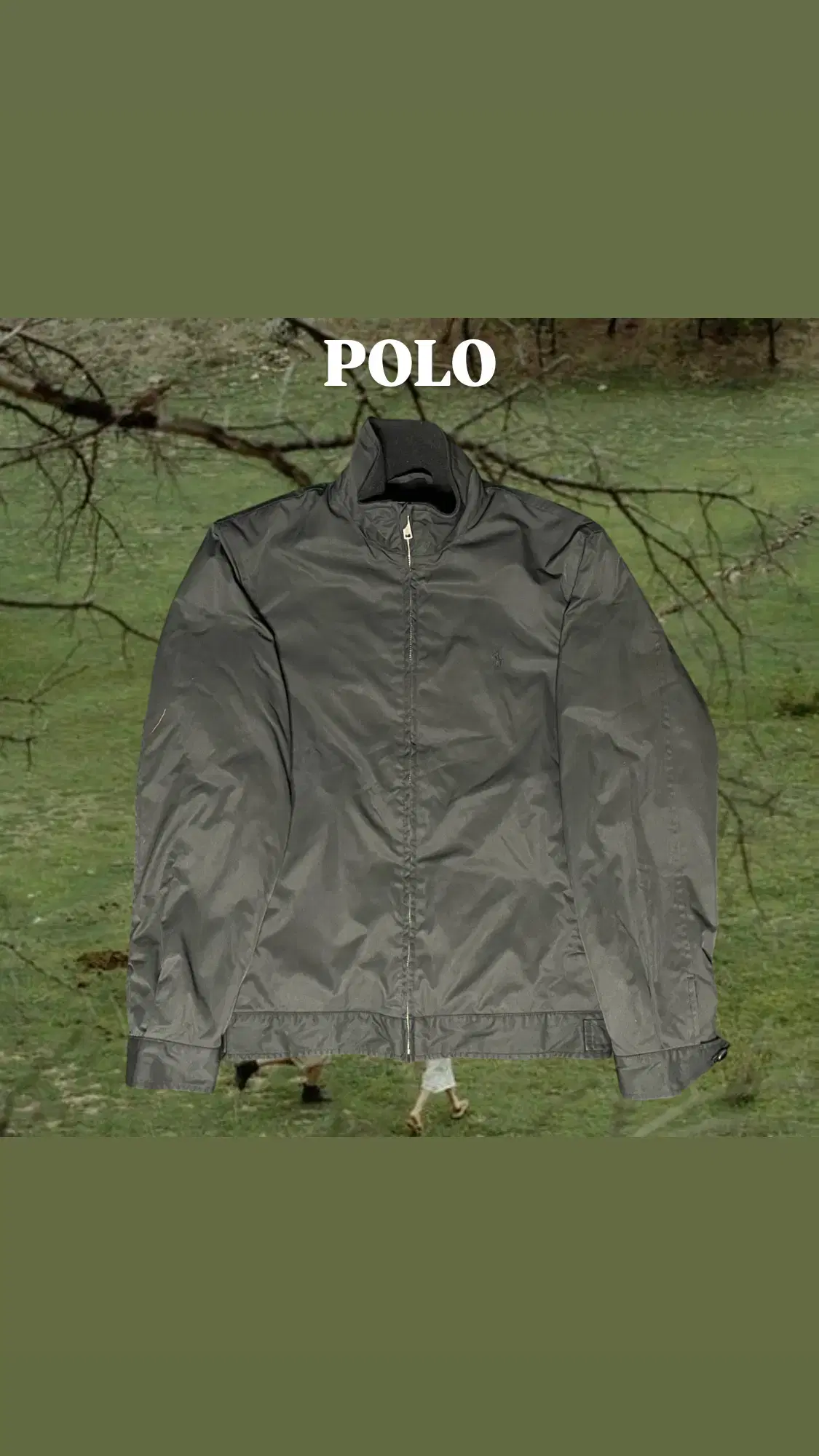 POLO 기모 집업자켓