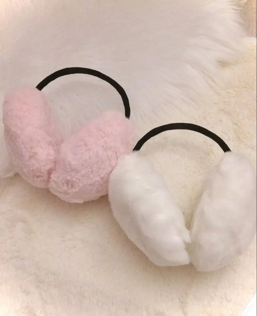 snug cozy earmuff  스너그 귀도리 귀마개 화이트