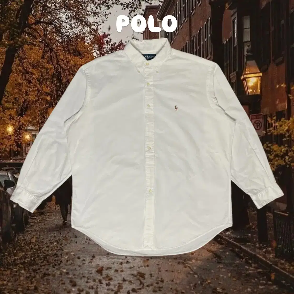 POLO 화이트 셔츠