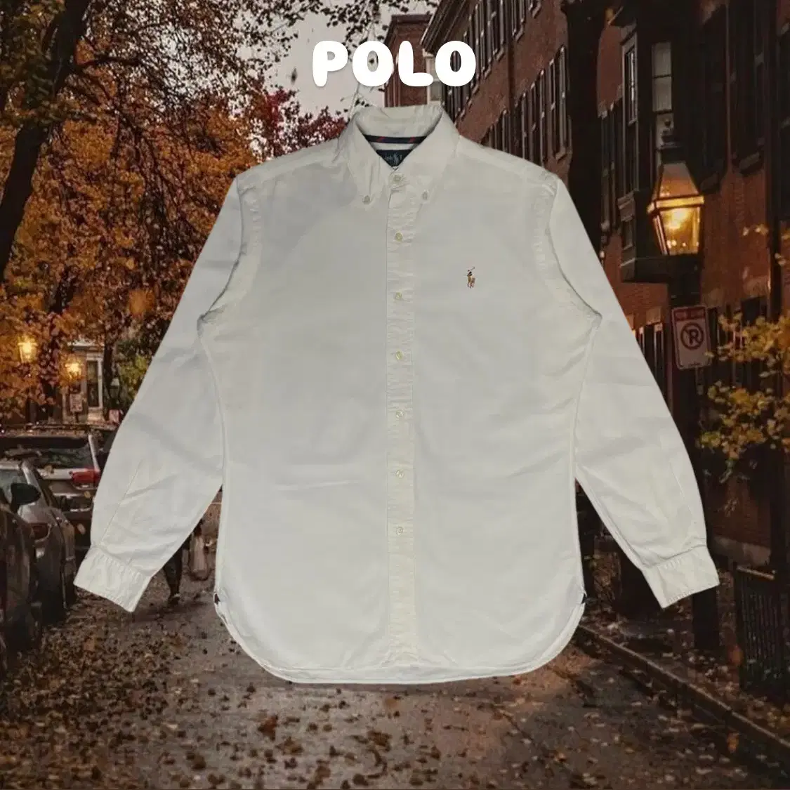 POLO 화이트 셔츠