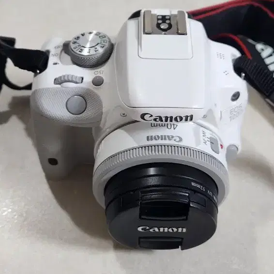 캐논 eos 100d 화이트 블랙렌즈 가방 포함