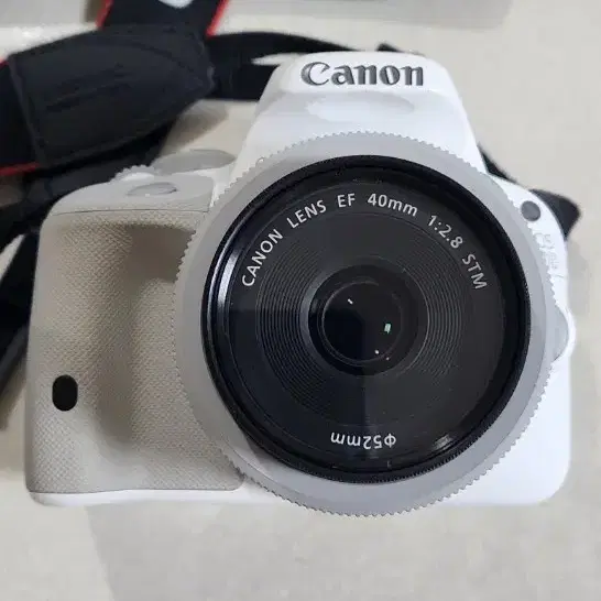 캐논 eos 100d 화이트 블랙렌즈 가방 포함