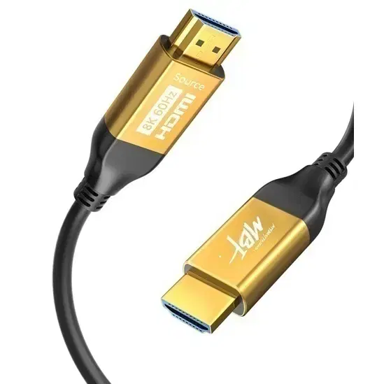 HDMI 2.1ver 골드메탈 모니터 연결 케이블 40m